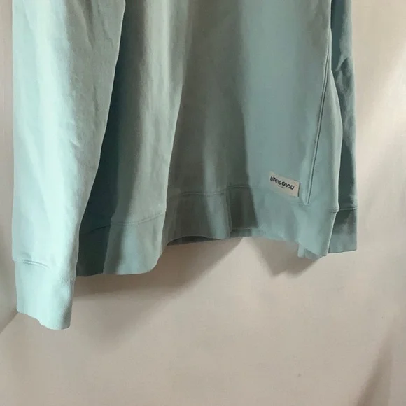 F408 Unisex Life is Good Peace Sweatshirt - Picture 5 of 15